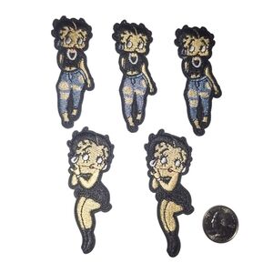 Betty Boop Iron-On Patches Set